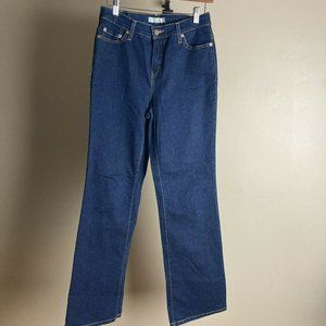 Levi's 512 Jeans Womens Size 4 Perfectly Slimming Bootcut Stretch Dark Wash Blue